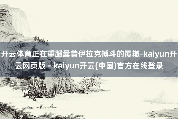 开云体育正在重蹈曩昔伊拉克搏斗的覆辙-kaiyun开云网页版 - kaiyun开云(中国)官方在线登录